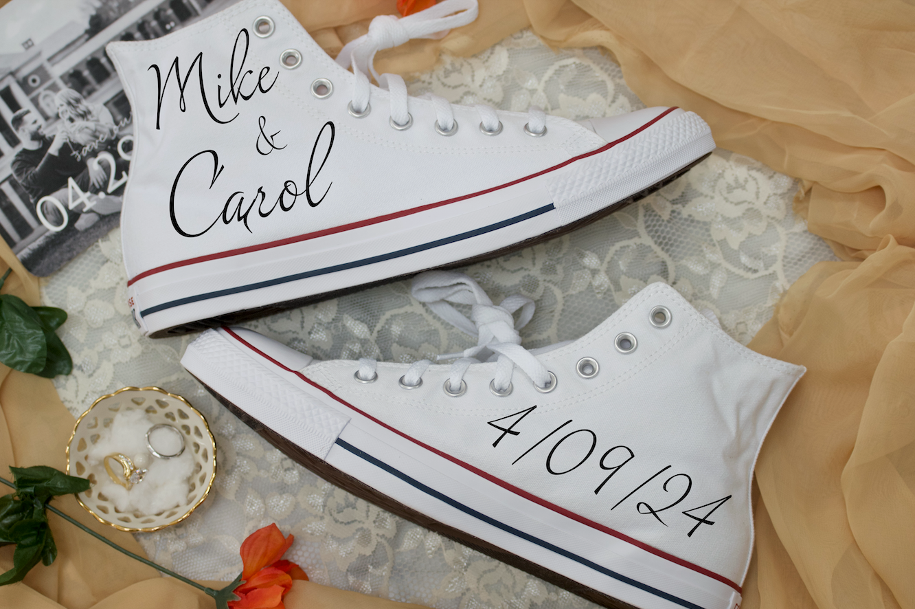 Custom Wedding Converse