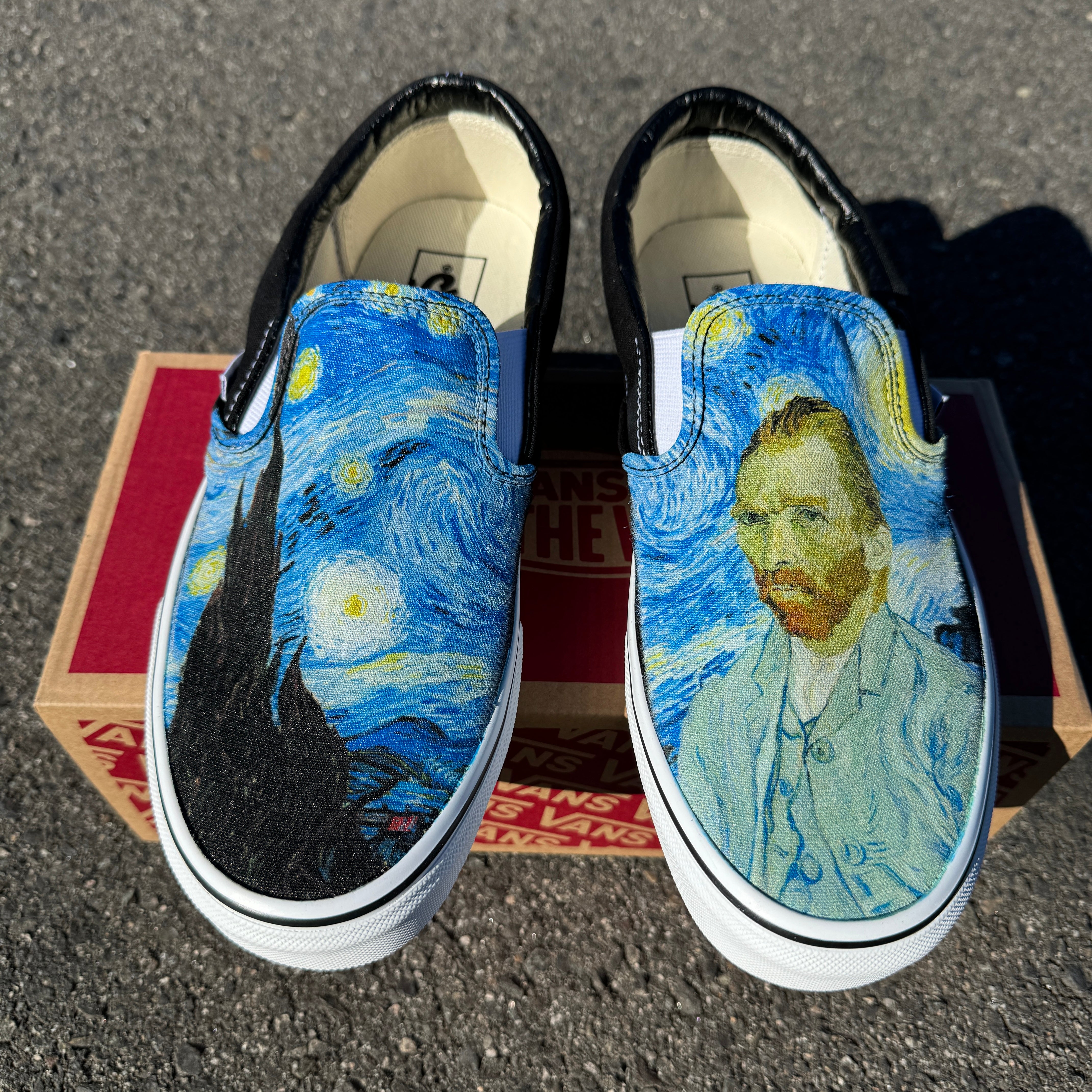 Vans van gogh on sale starry night shoes