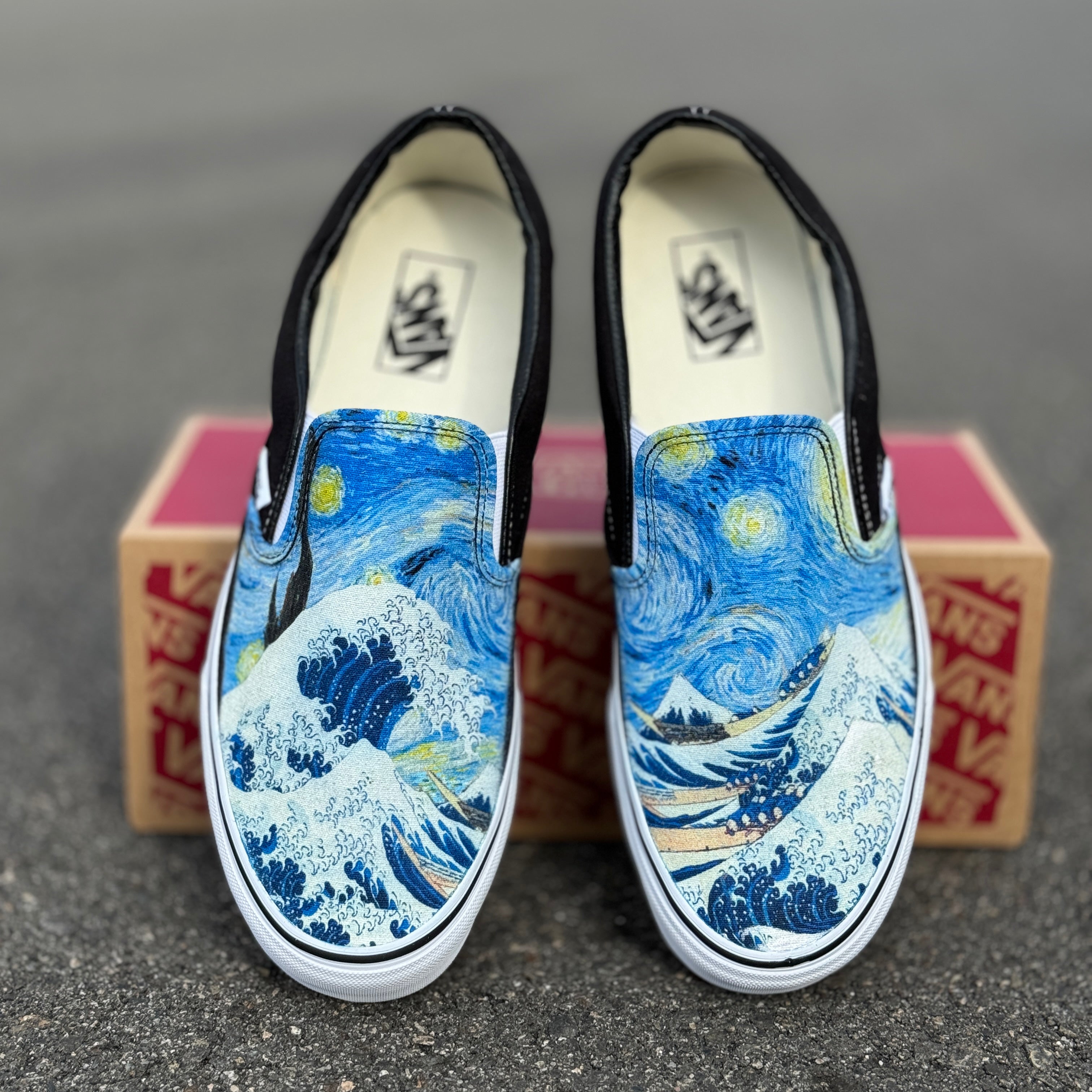 Vans van best sale gogh slip on