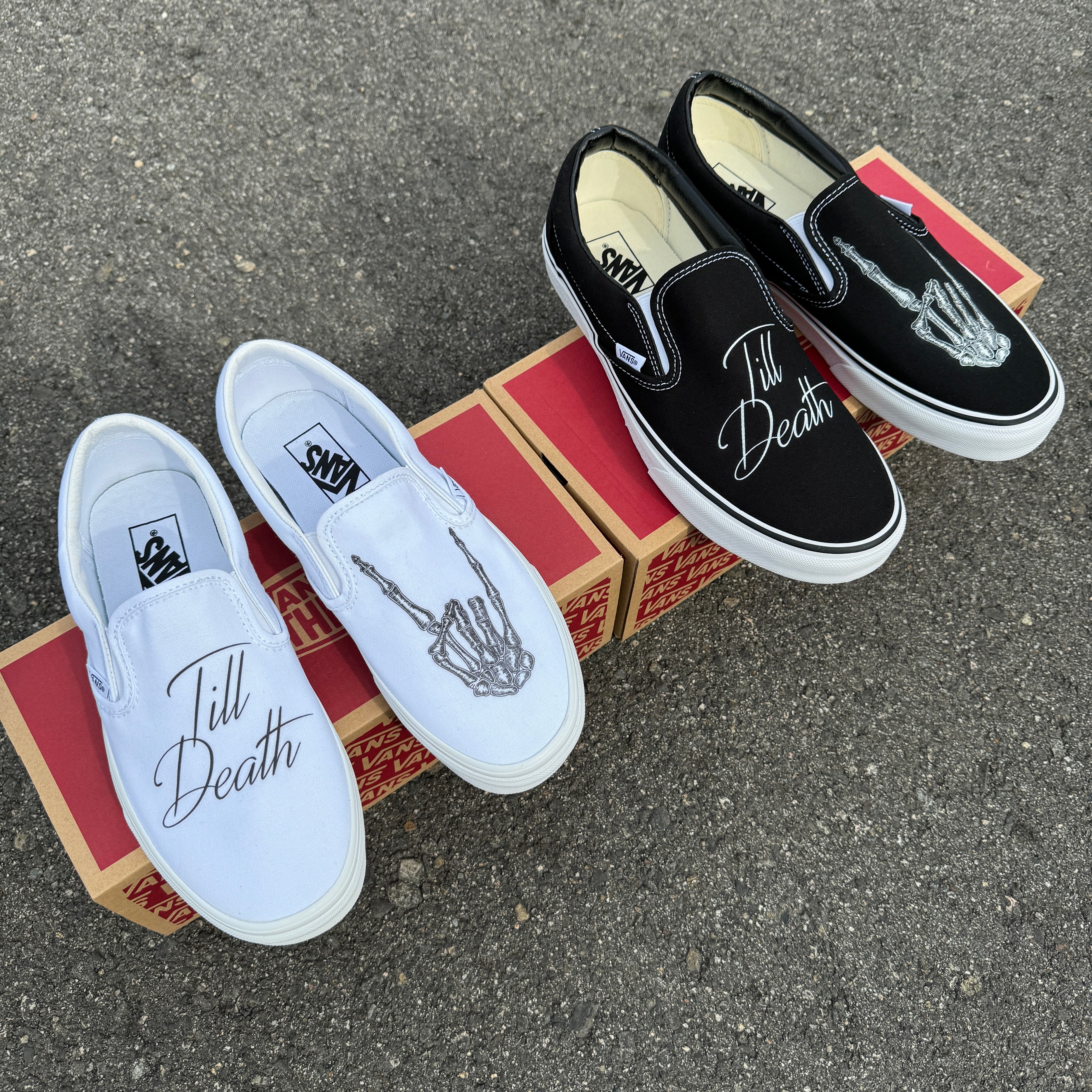 Custom van shoes for sale best sale