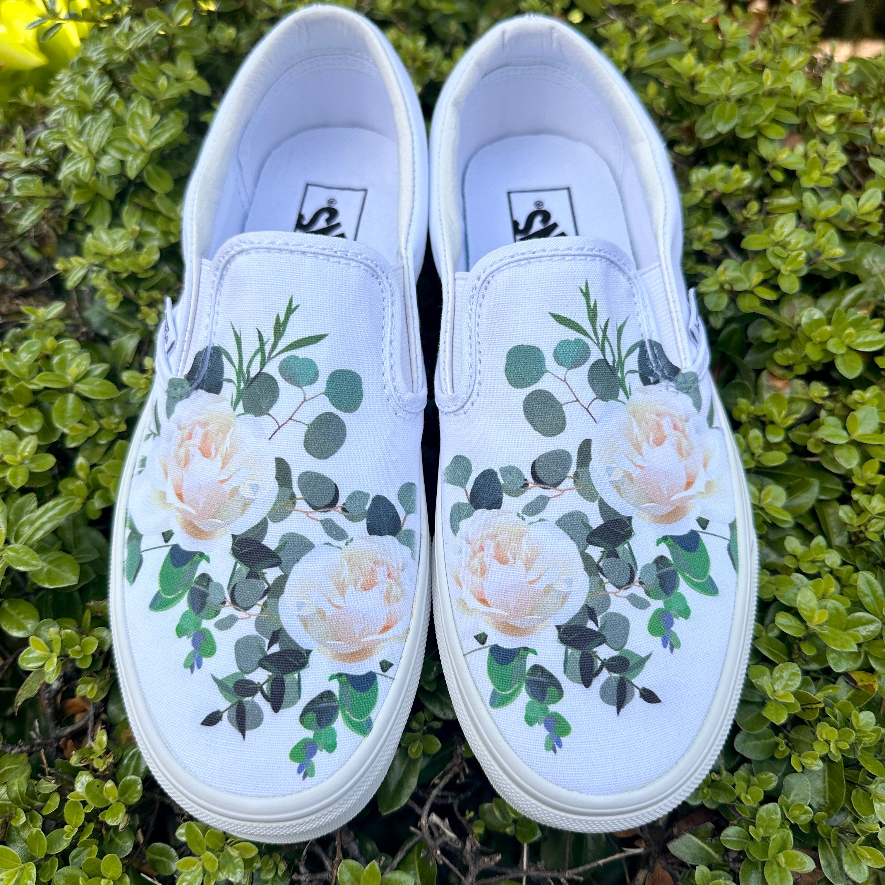 Vans shoes clearance roses