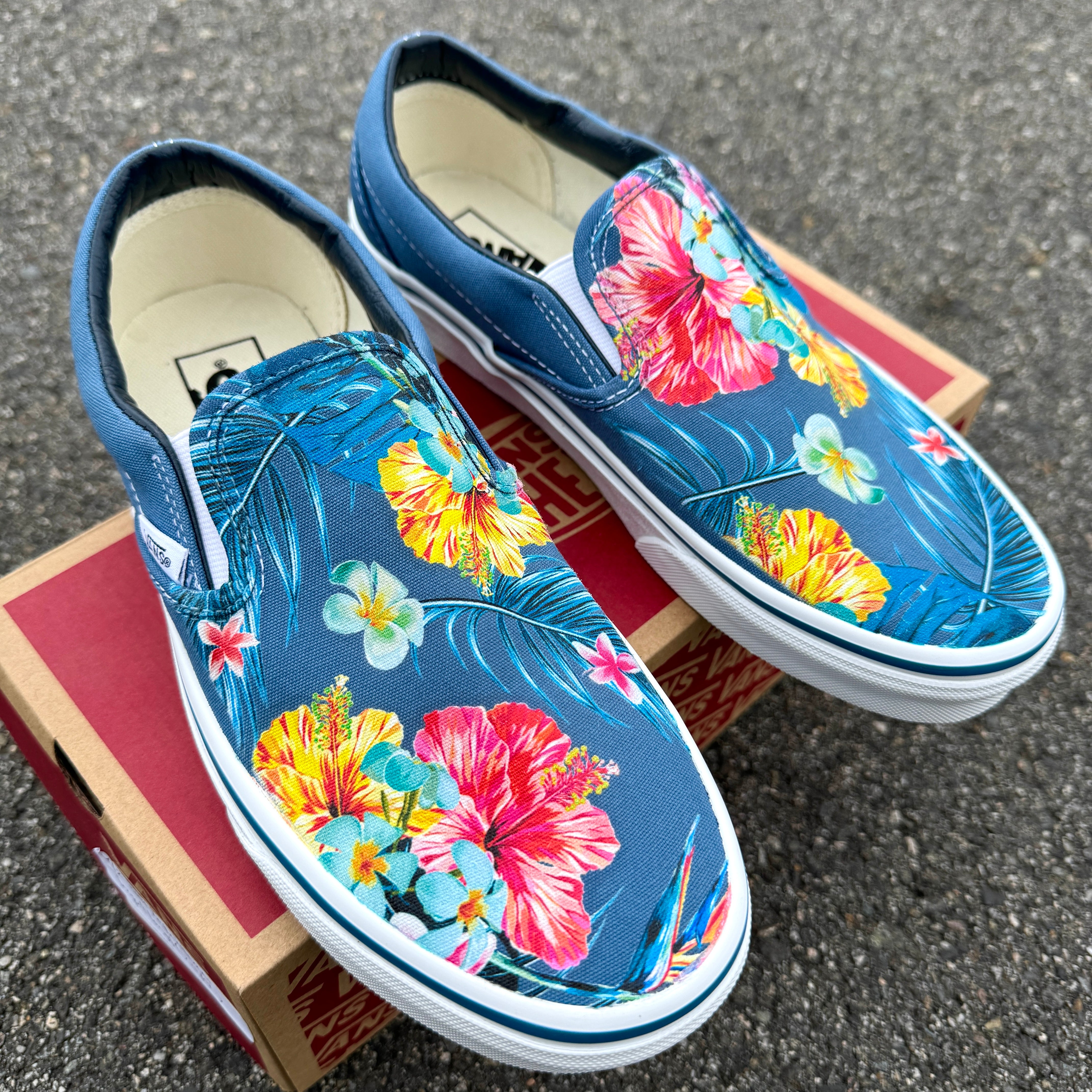 Custom flower vans hotsell