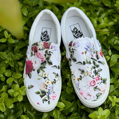 wedding shoes vans slip on for bride