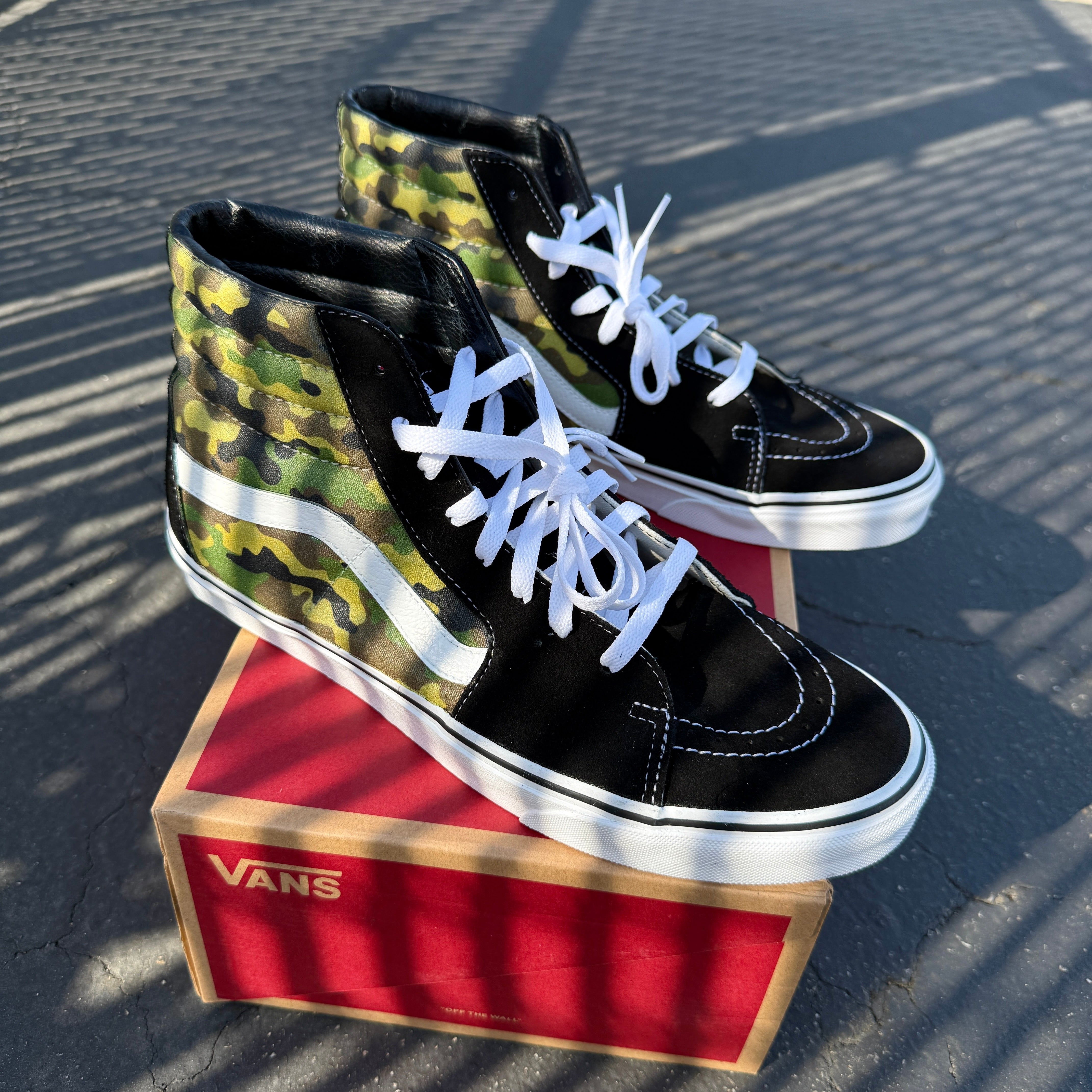 Fashion high vans camo