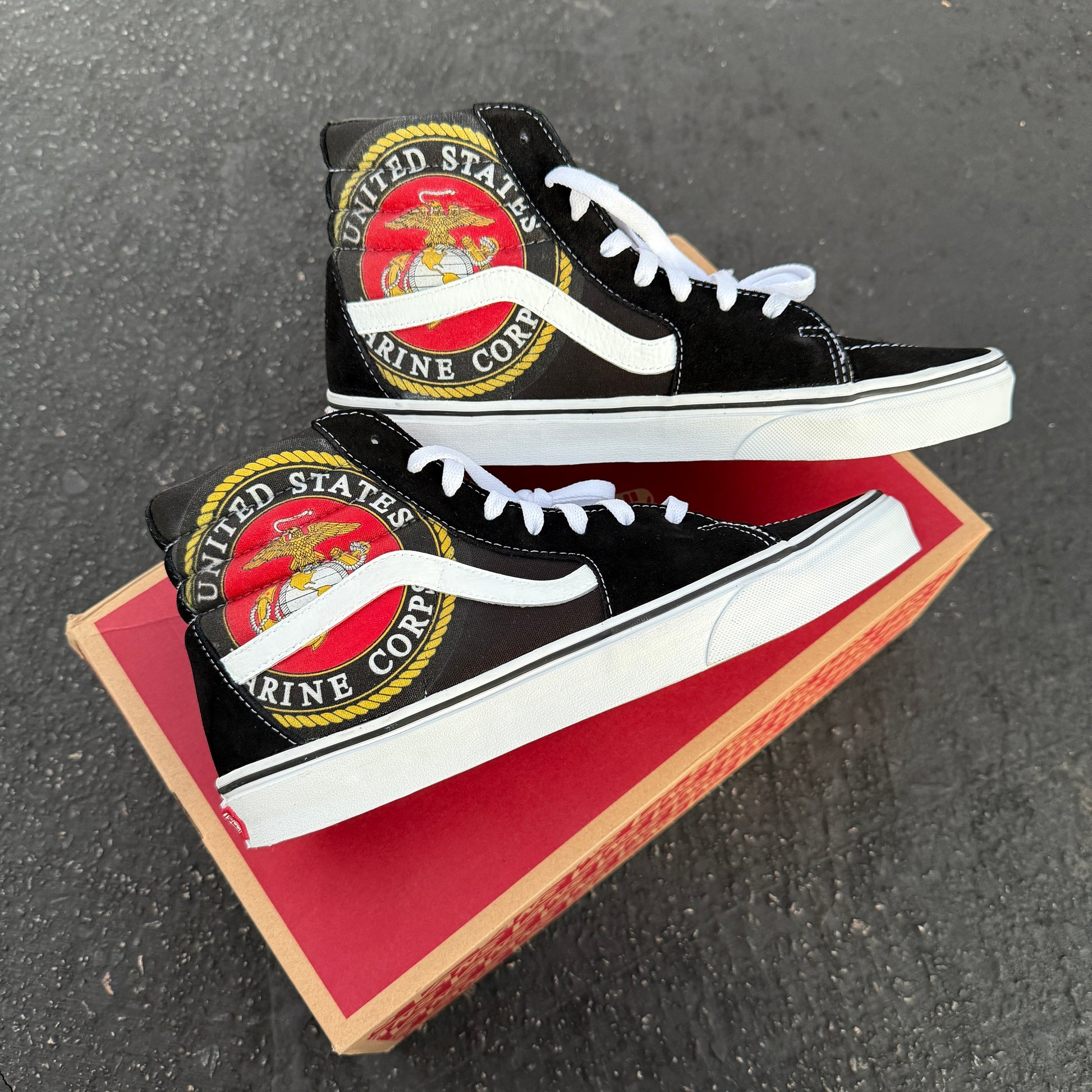 usmc marine vans sk8-hi shoes