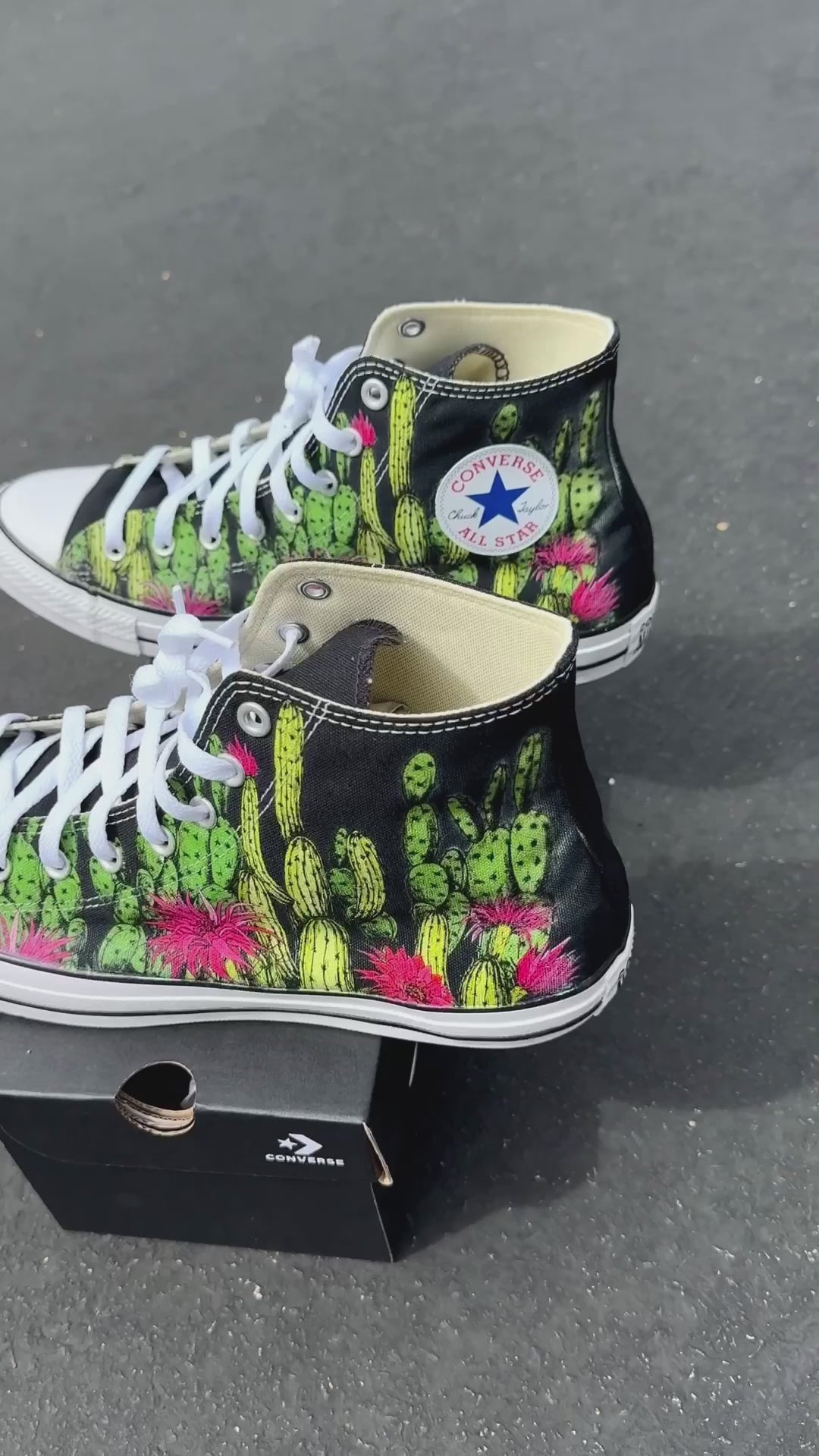 Cactus print converse deals