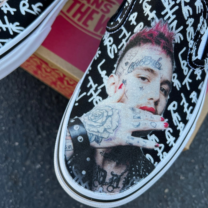 Custom lil hot sale peep vans