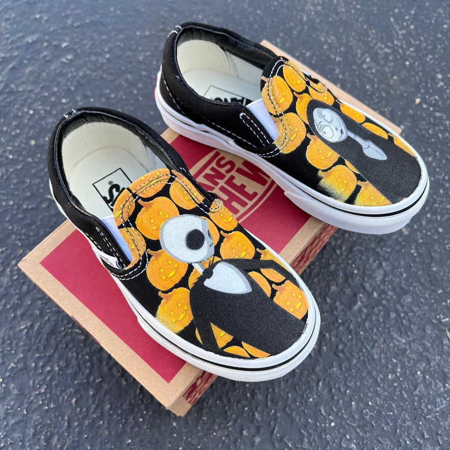 Kids black deals slip ons