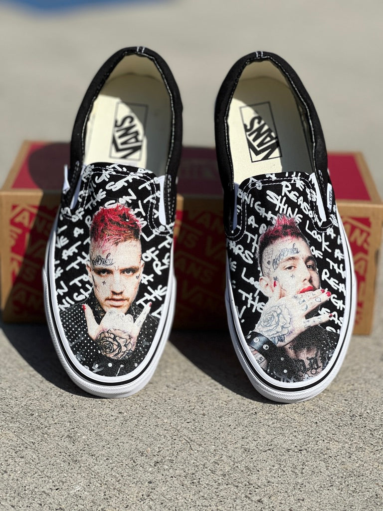 Vans custom sale lil peep