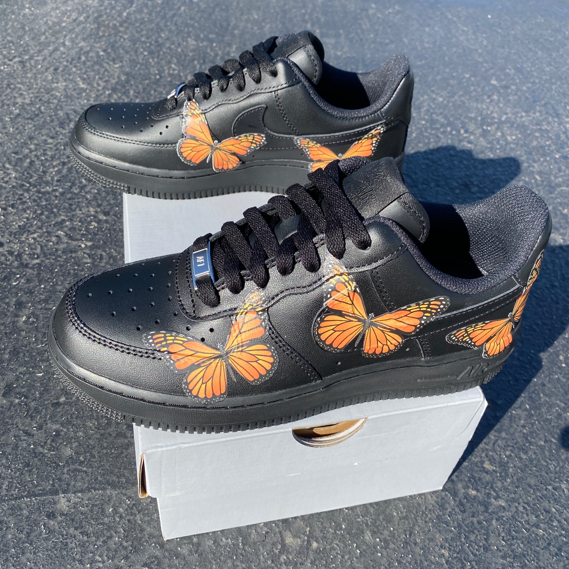Custom Nike Air Force 1 Rainbow ButterFLY - Custom Nike Shoes – BlvdCustom