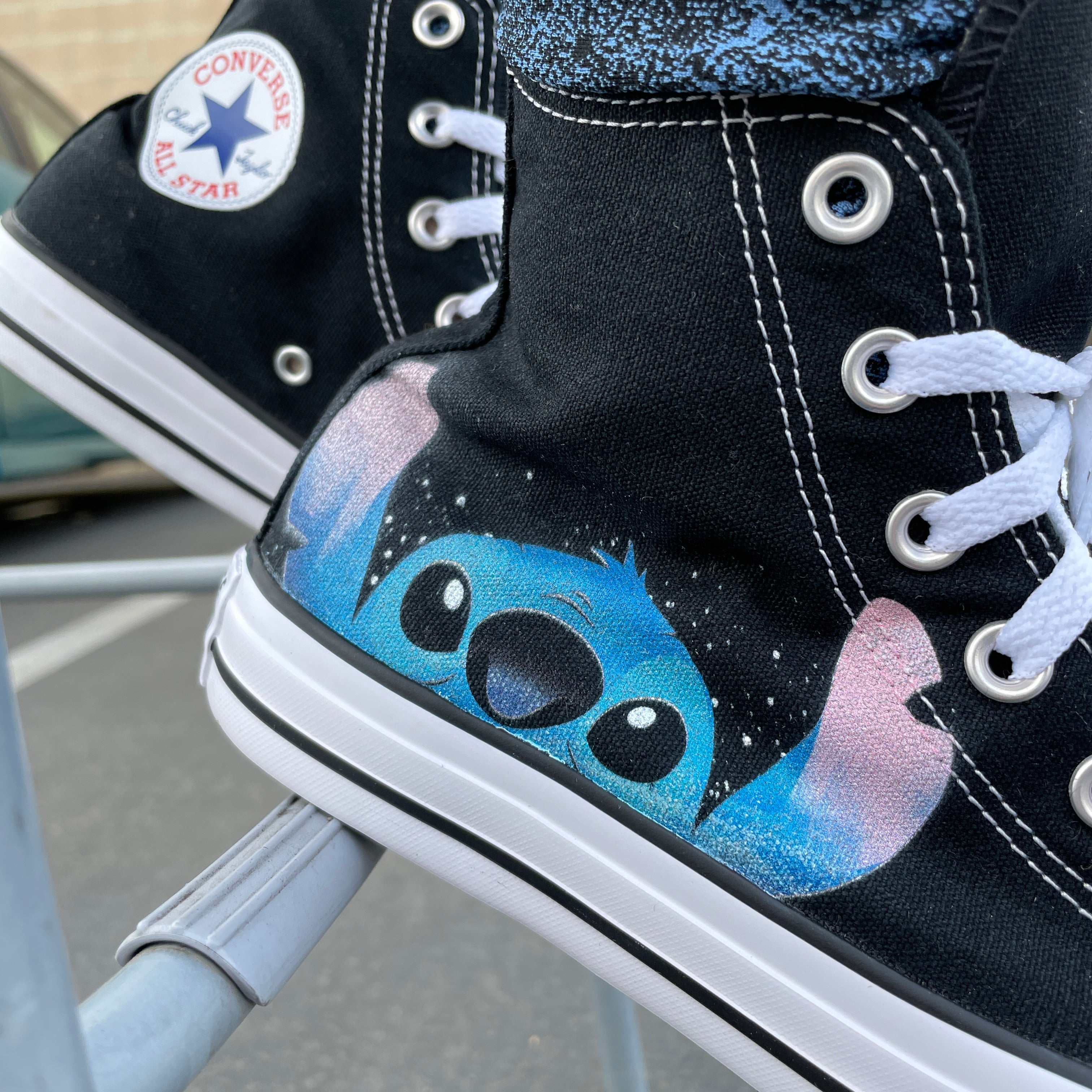 Stitch on sale converse shoes