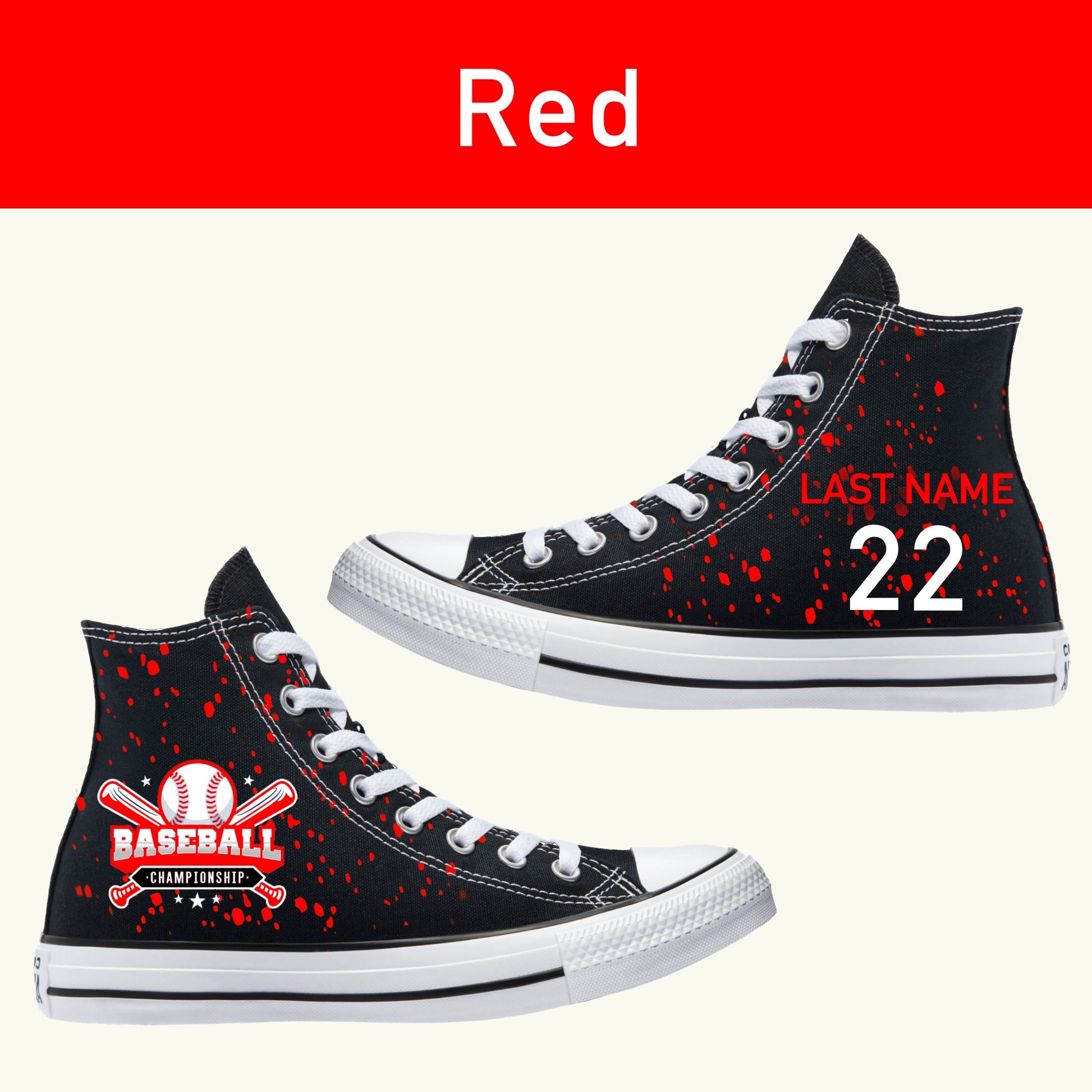 Baseball Sneakers Jersey Fade - Custom Converse Shoes – BlvdCustom