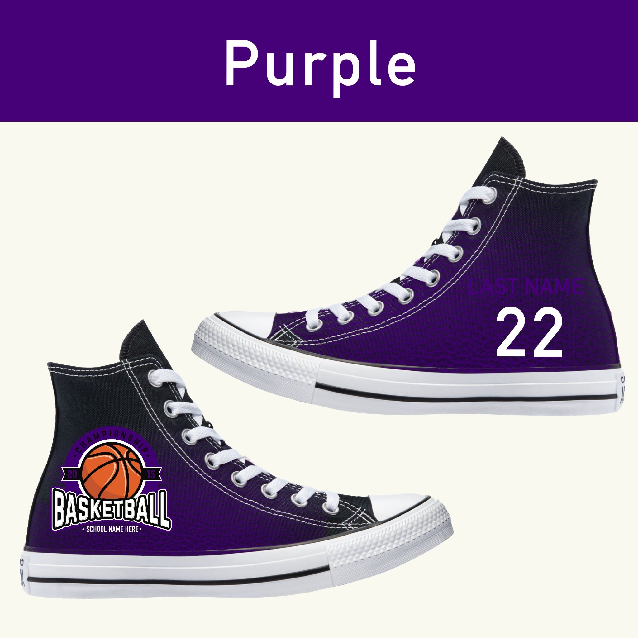 Basketball Sneakers Jersey Fade Custom Converse Shoes BlvdCustom