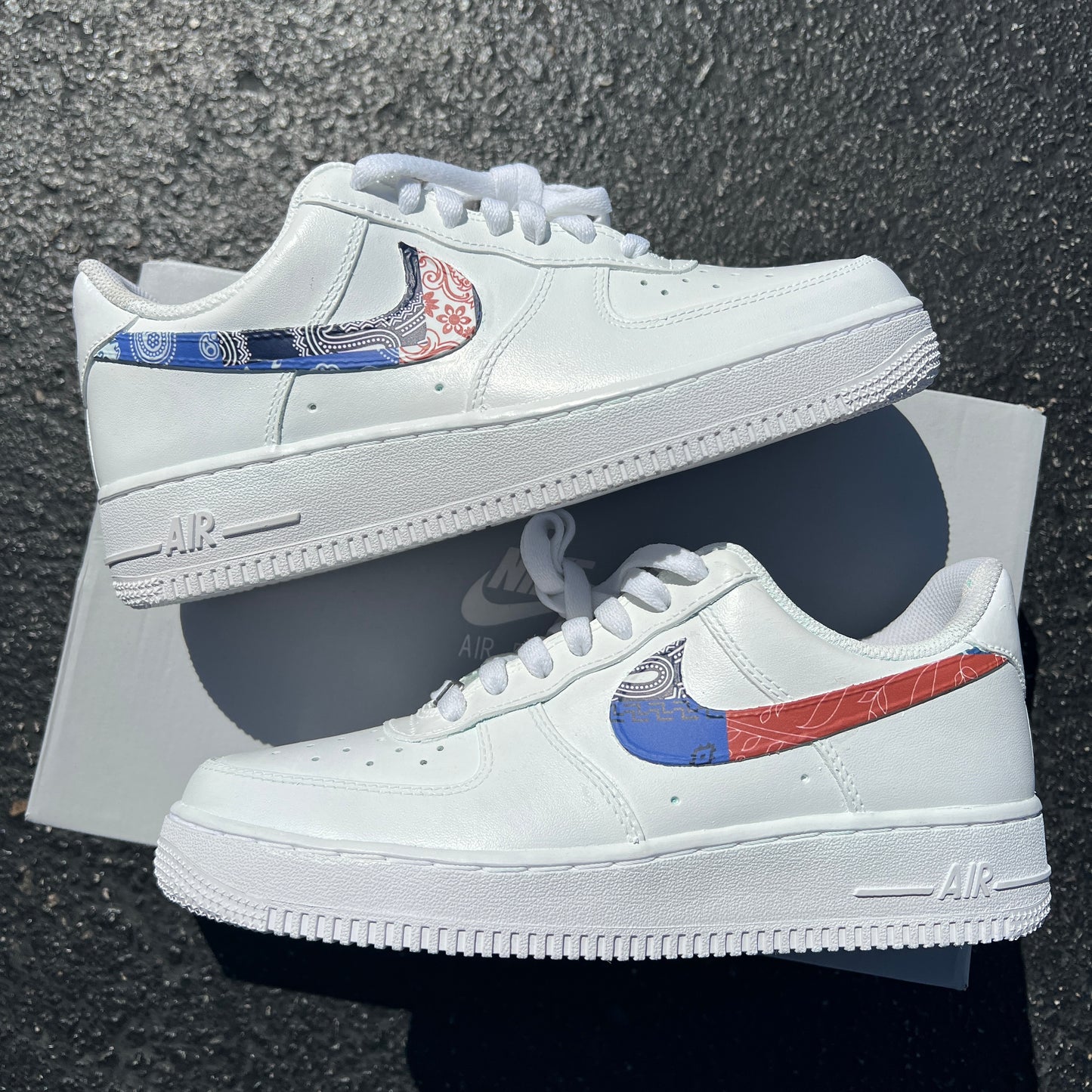 Nike Air Force 1 Custom Splatter Shoes