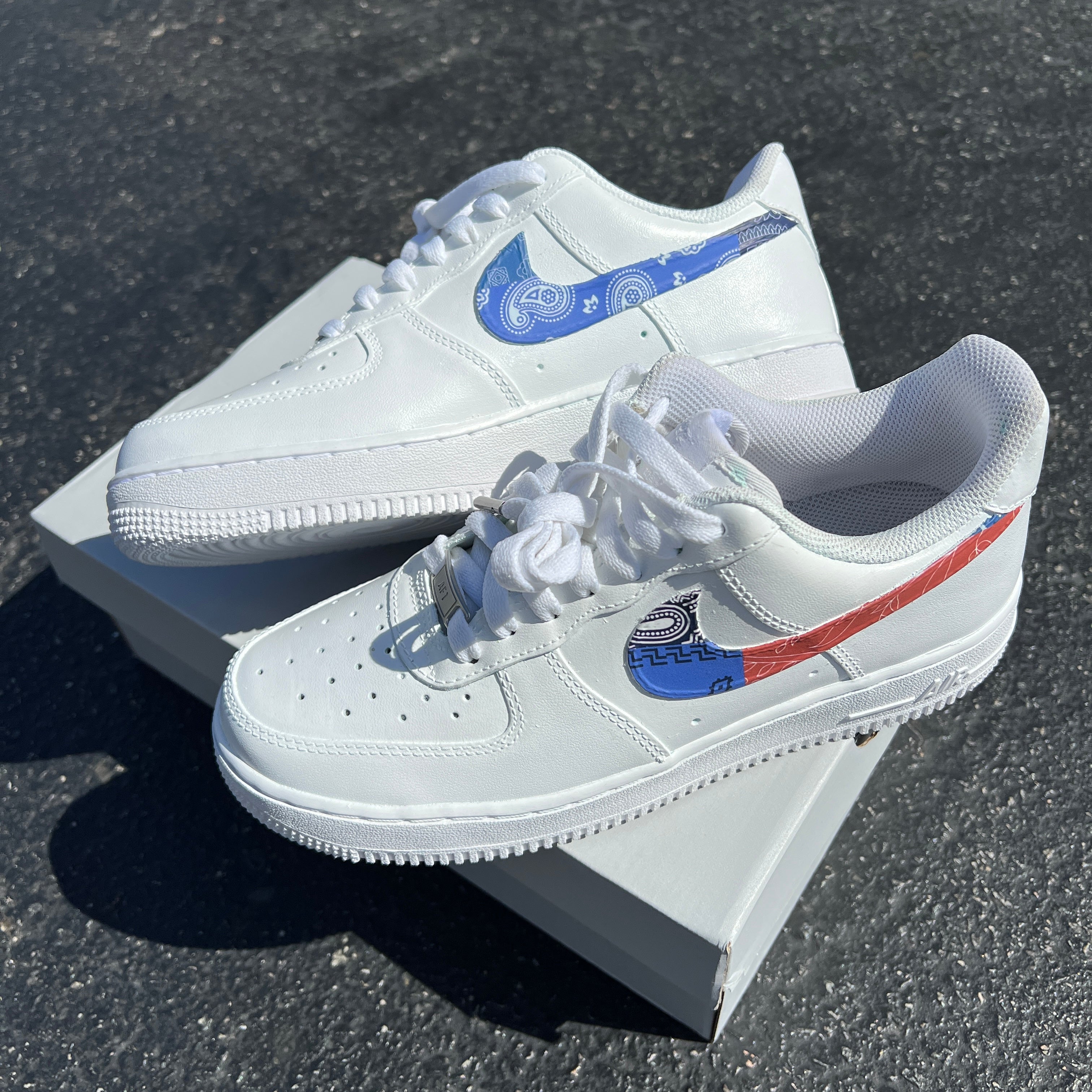 Red white blue on sale af1