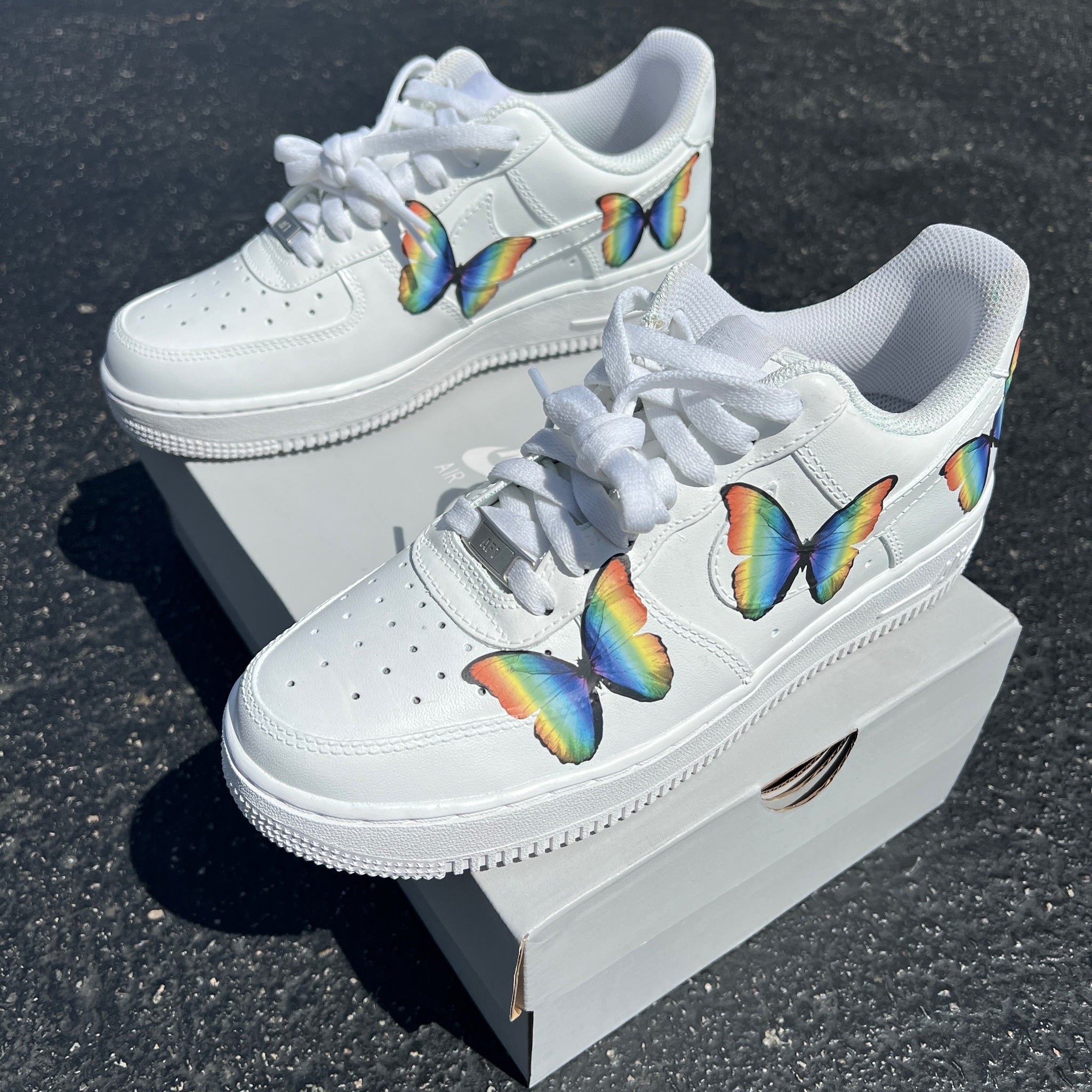 Custom rainbow best sale air force 1