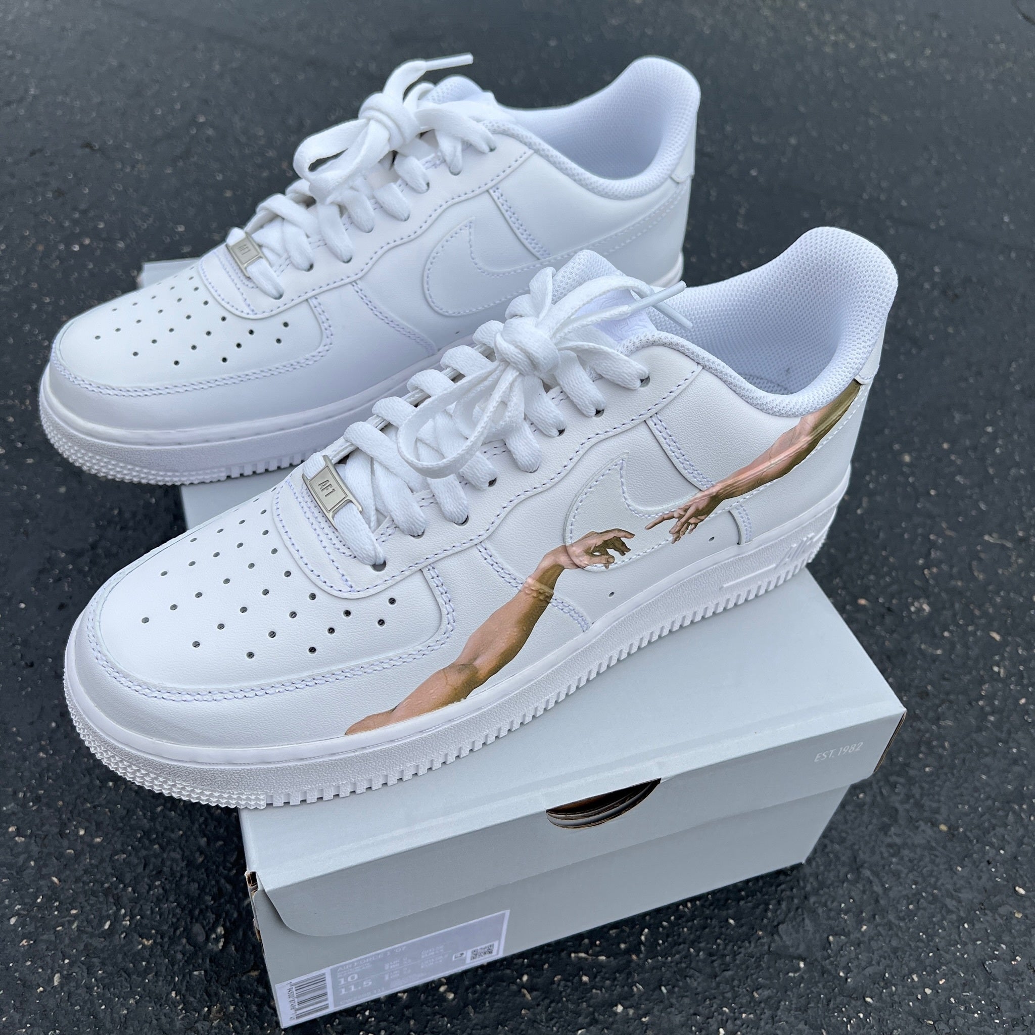 God Hands Custom Nike Air Force 1 Custom Nike Shoes BlvdCustom