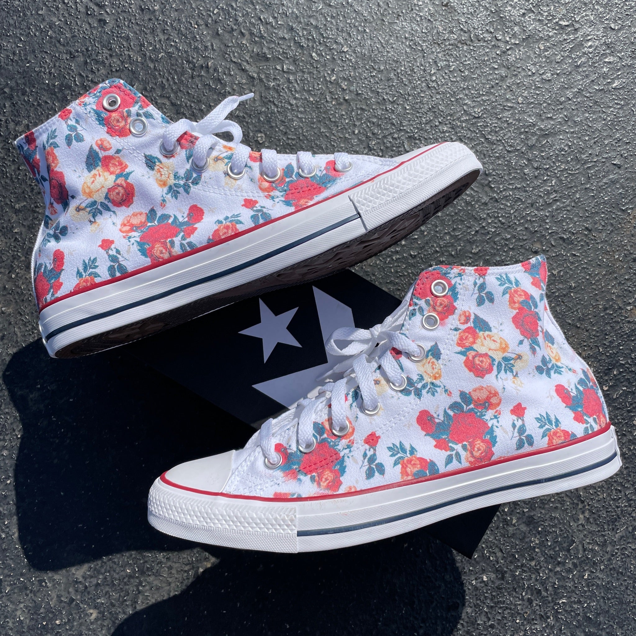 Rose Cluster Custom High Tops