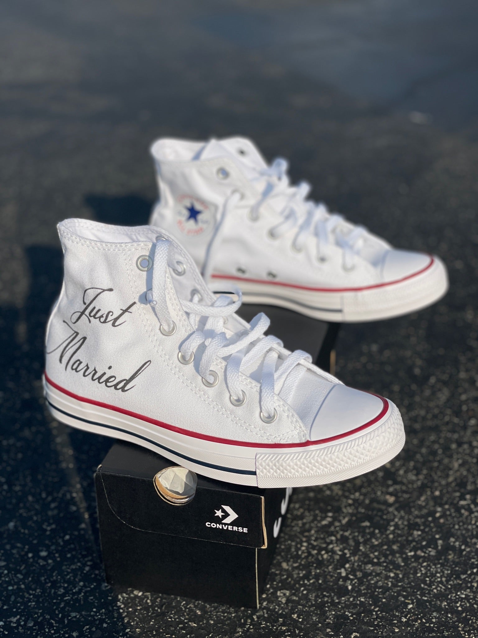 Converse just hot sale married shoes