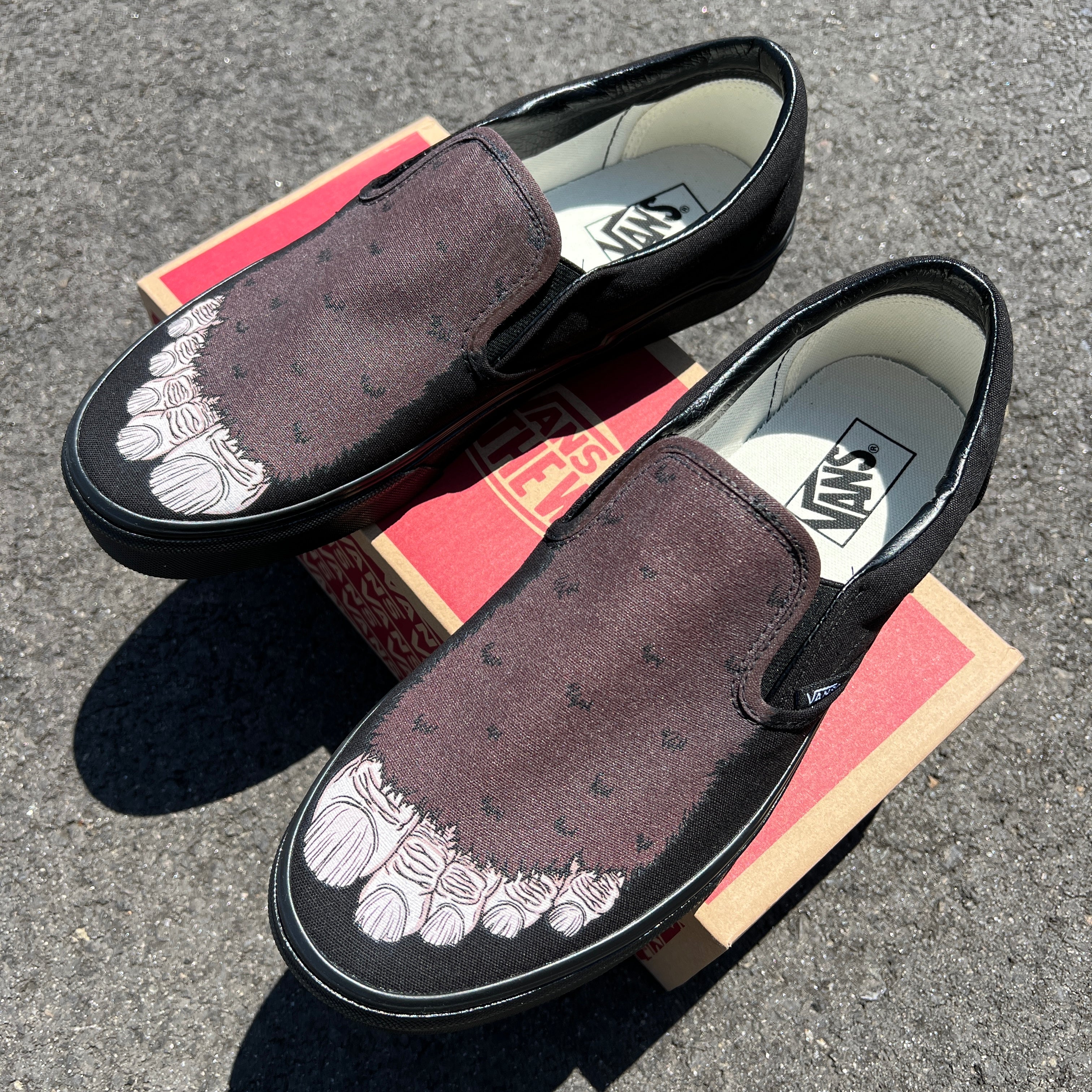 Vans slip on clearance dragon