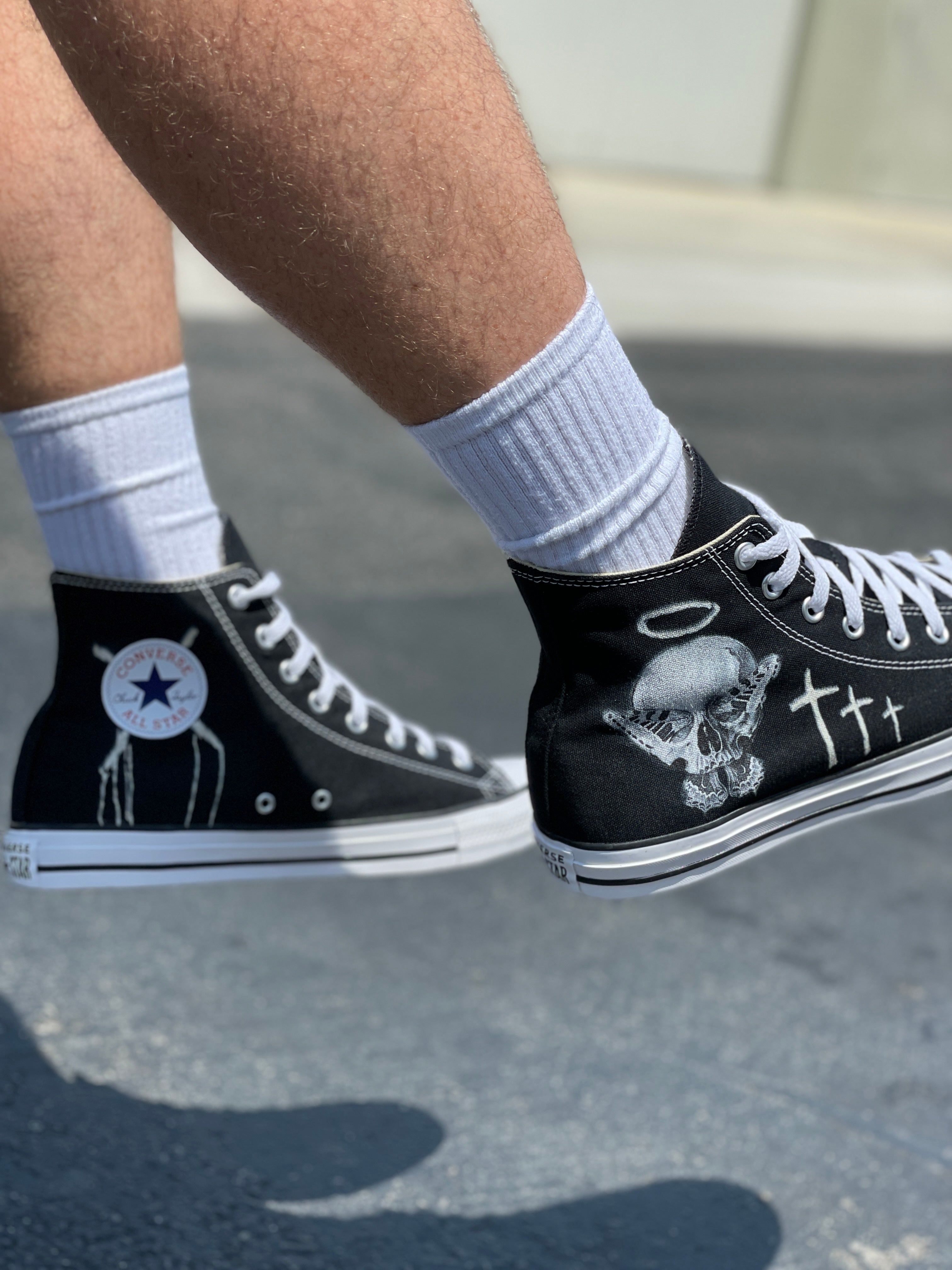 Converse all clearance star skull