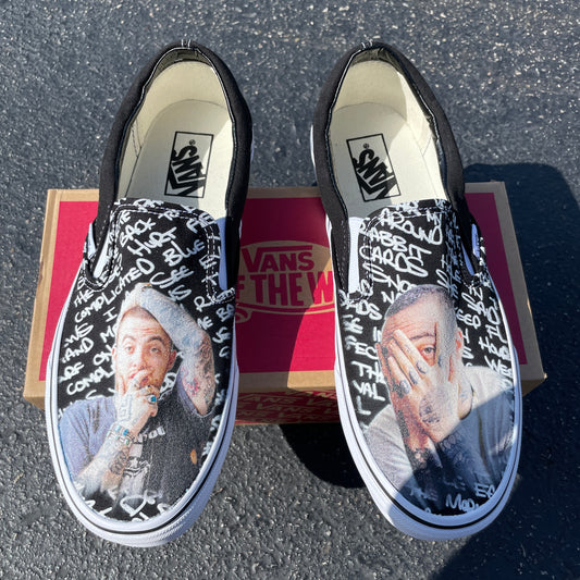 Bloody Custom Slip On Vans Shoes – BlvdCustom