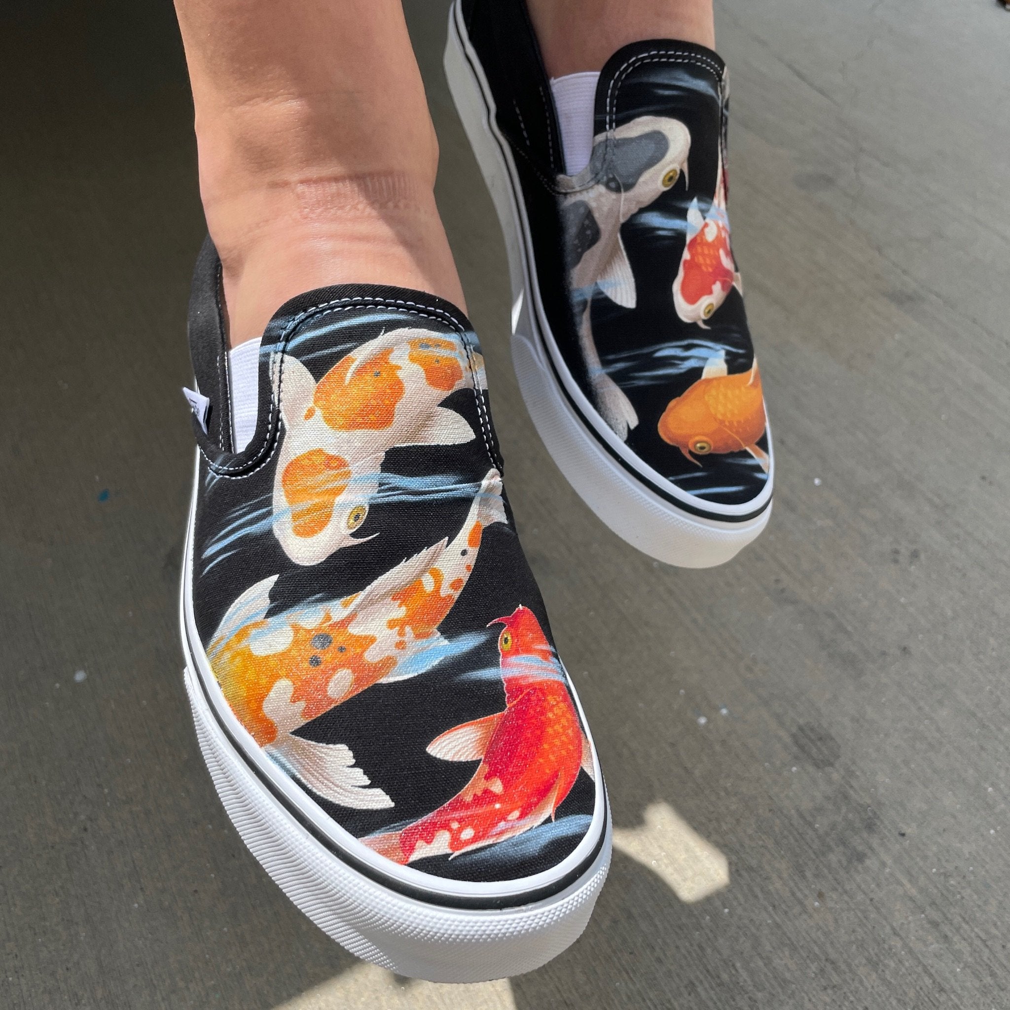 Vans slip on store koi