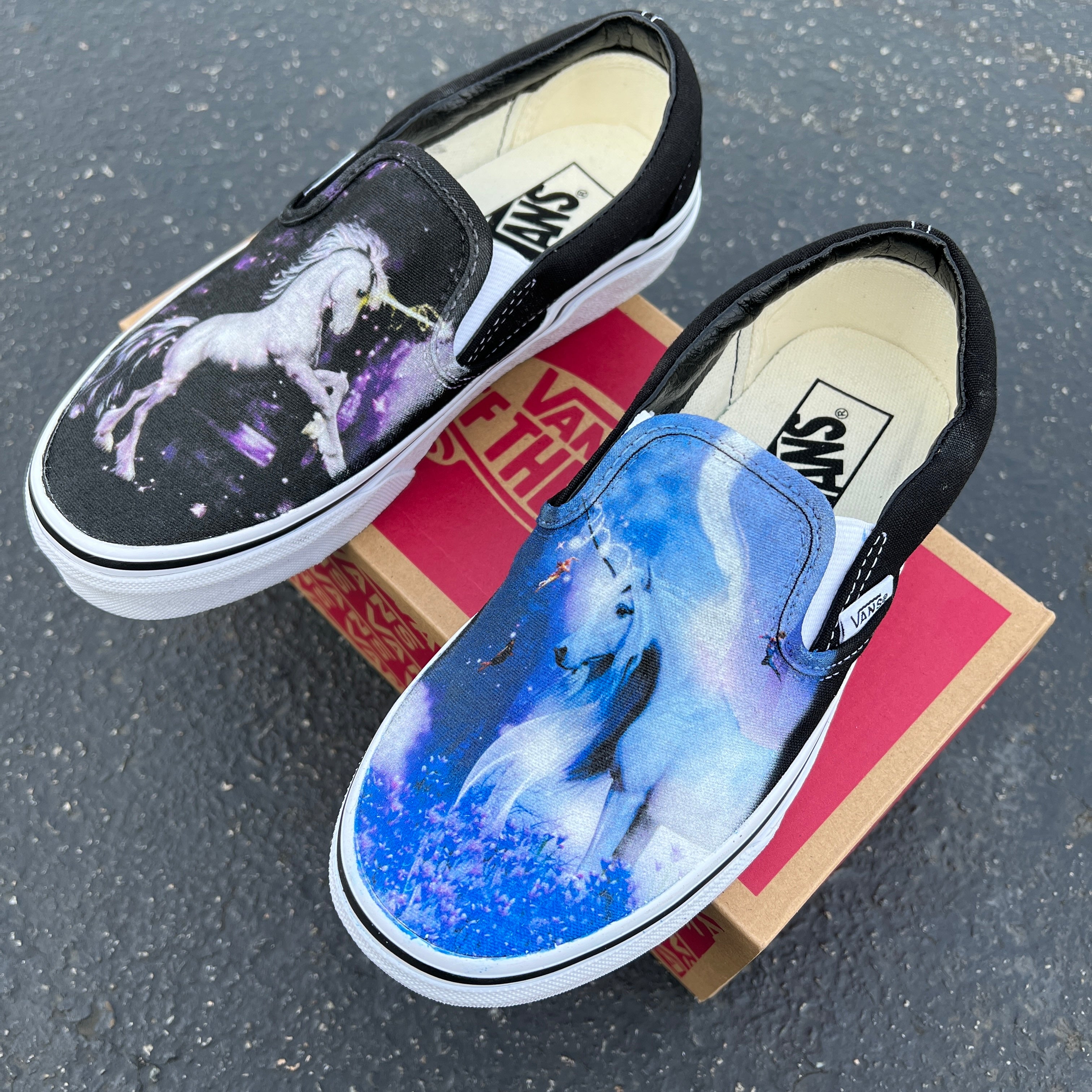 Unicorn slip on outlet vans