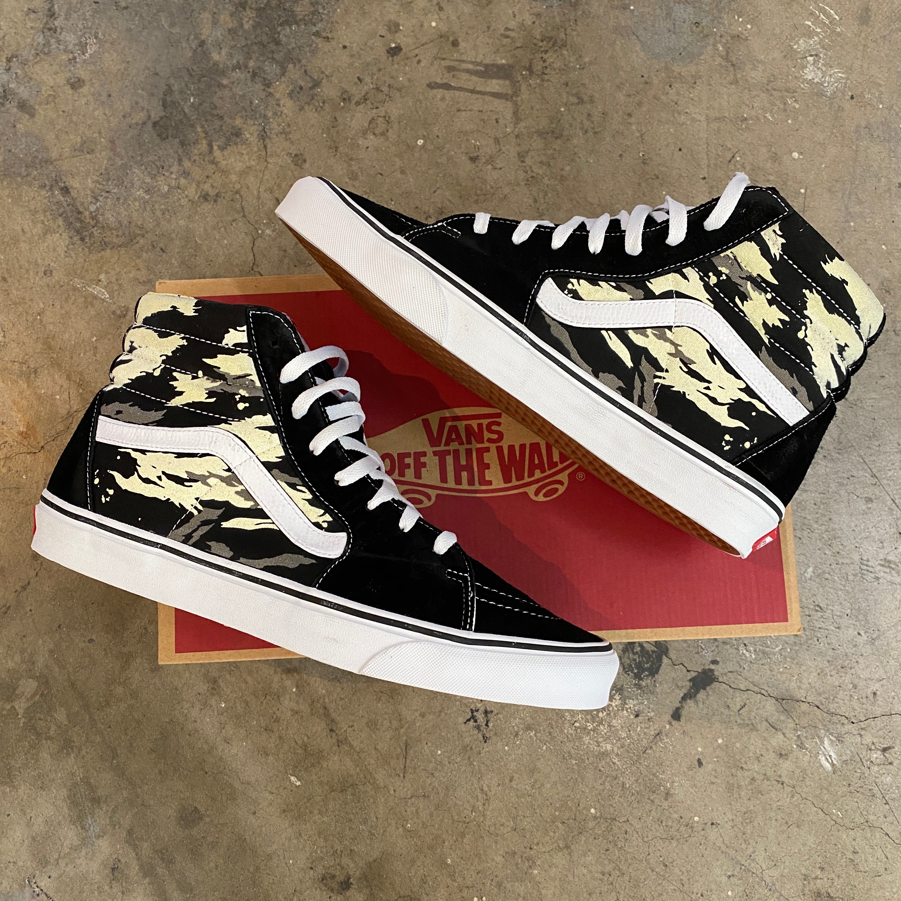 Custom Sk8 Hi Vans GO CUSTOM Custom Vans Shoes