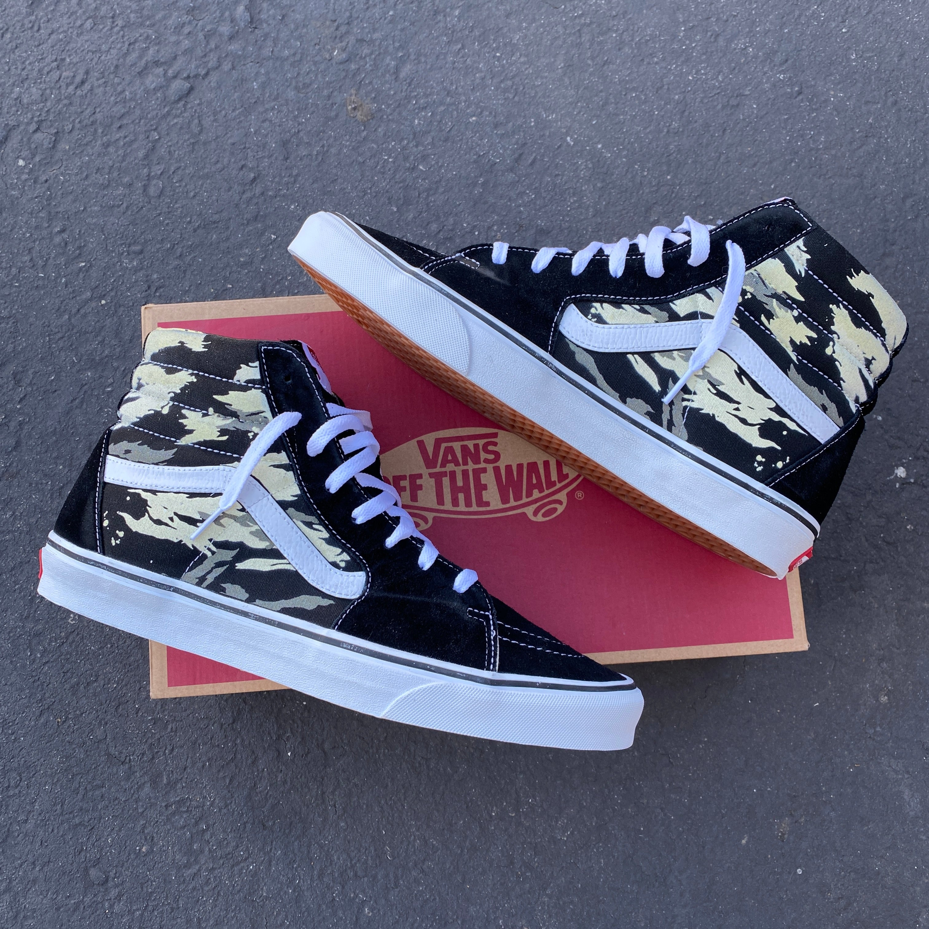 Custom vans camo hotsell