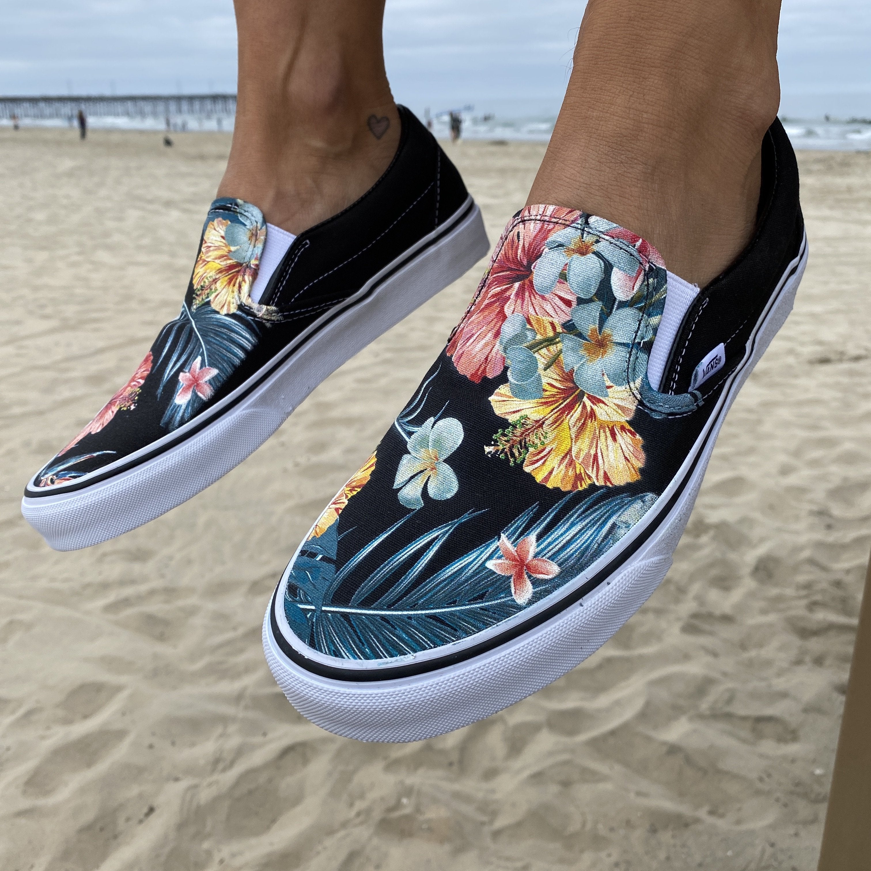 Vans slip shop on tropical