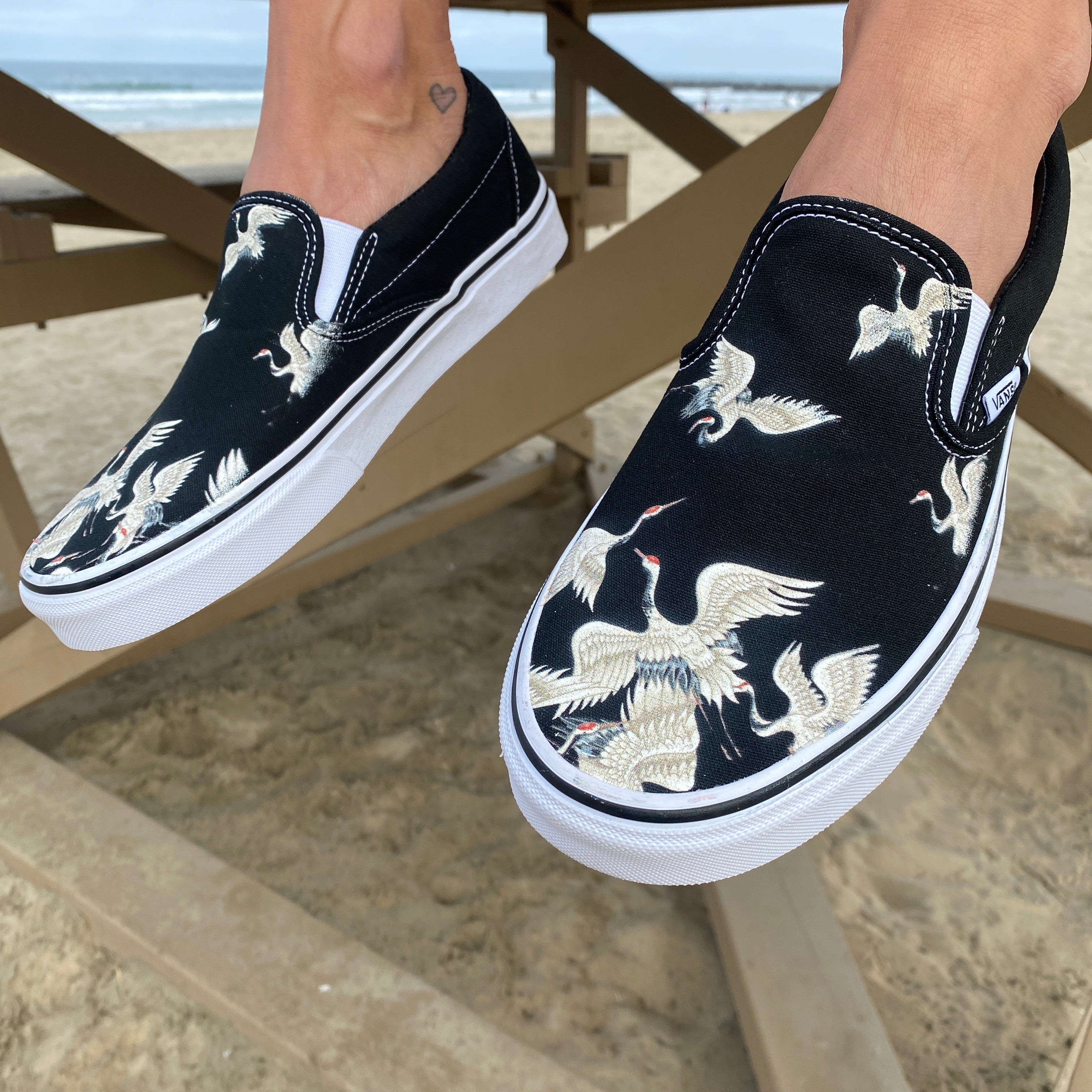 Vans on sale asian print