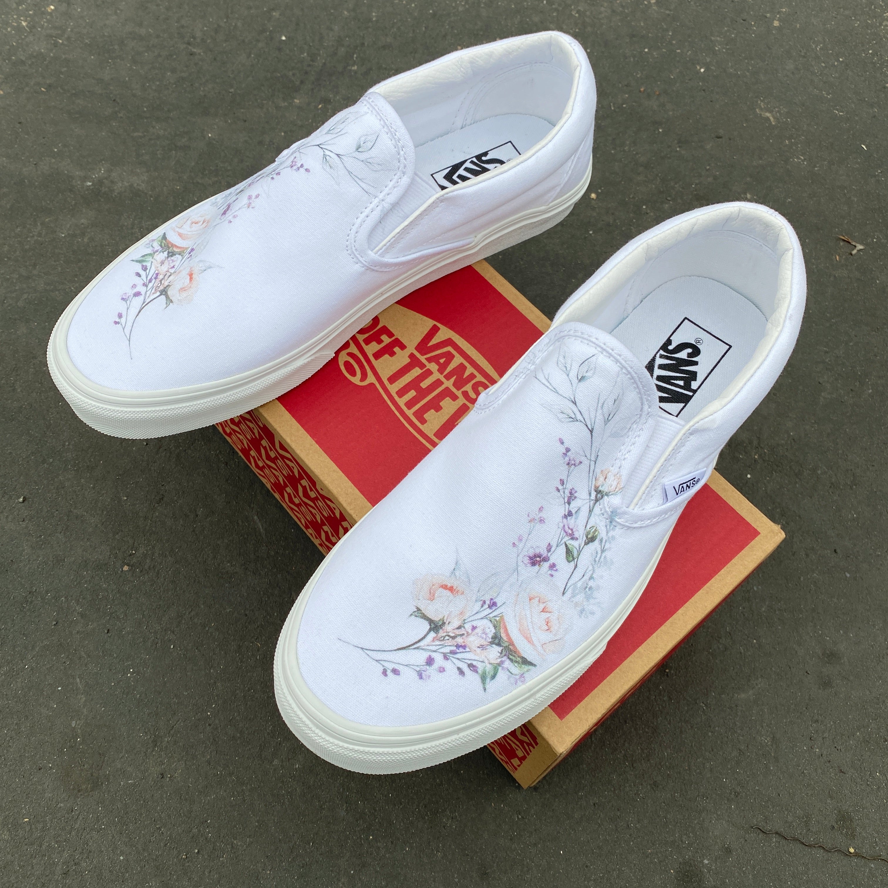 Custom deals floral vans